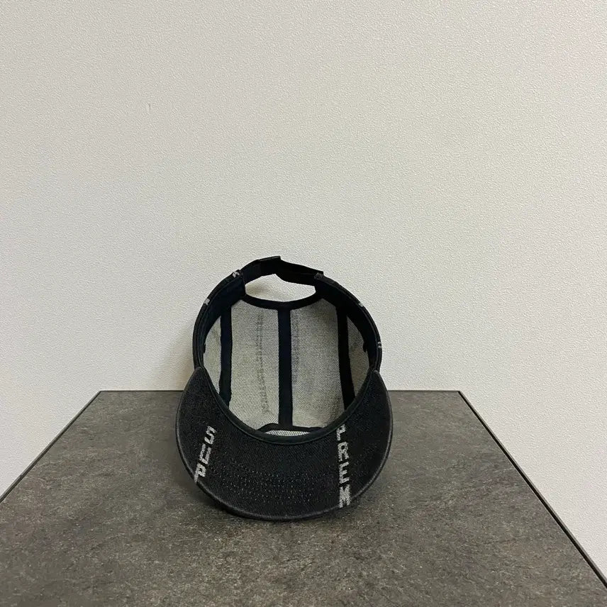 [BUNJANG] OS Supreme Box Logo Camp Cap Denim Black / (OS) 슈프림 박스로고 캠프캡 모자 데님 블랙