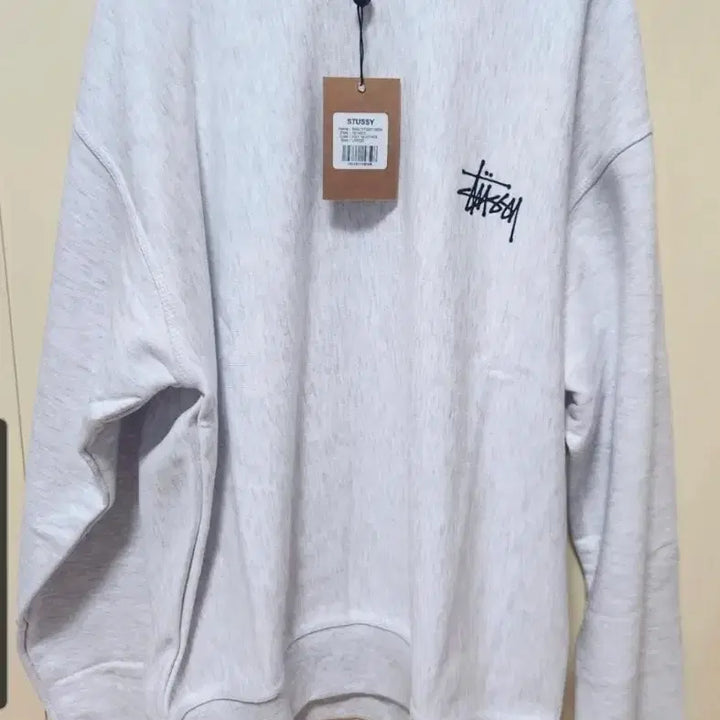 [BUNJANG] Stussy Basic Crewneck Sweatshirt - Light Grey (L) / 정품새상품>1장초특가>스투시 베이직 맨투맨/밝은그레이(L/XL)