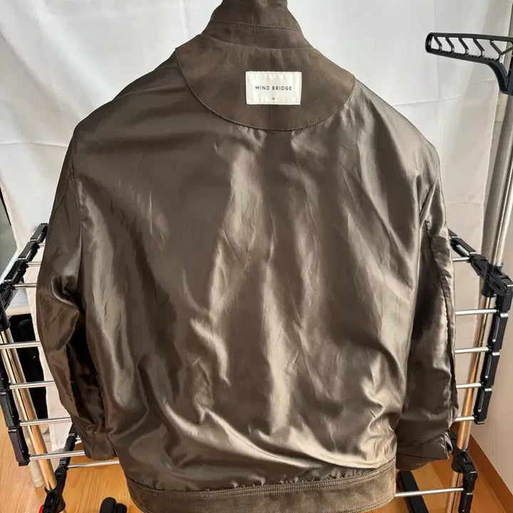 [BUNJANG] Mind Bridge Suede Trucker Jacket Brown 95 / 마인드브릿지 스웨이드트러커 브라운 95