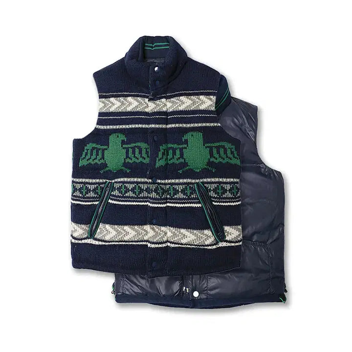 [BUNJANG] Tomorrowland Reversible Padding Vest / 투모로우랜드 [Tomorrowland] 니트 폴리 리버시블 패딩 베스트