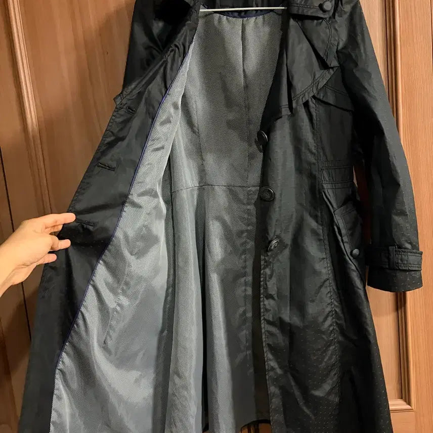 [BUNJANG] JOINUS Trench Coat - Black / 조이너스 봄 트렌치 코트 블랙 JOINUS