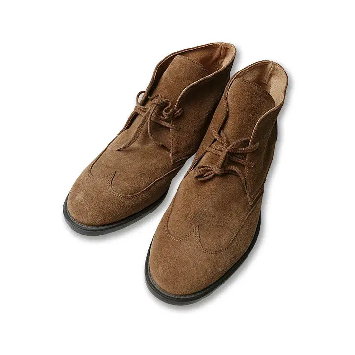 [BUNJANG] Cantarelli Suede Wingtip Boots / 칸타렐리 [Cantarelli] 이태리 스웨이드 윙팁 부츠 가죽워커