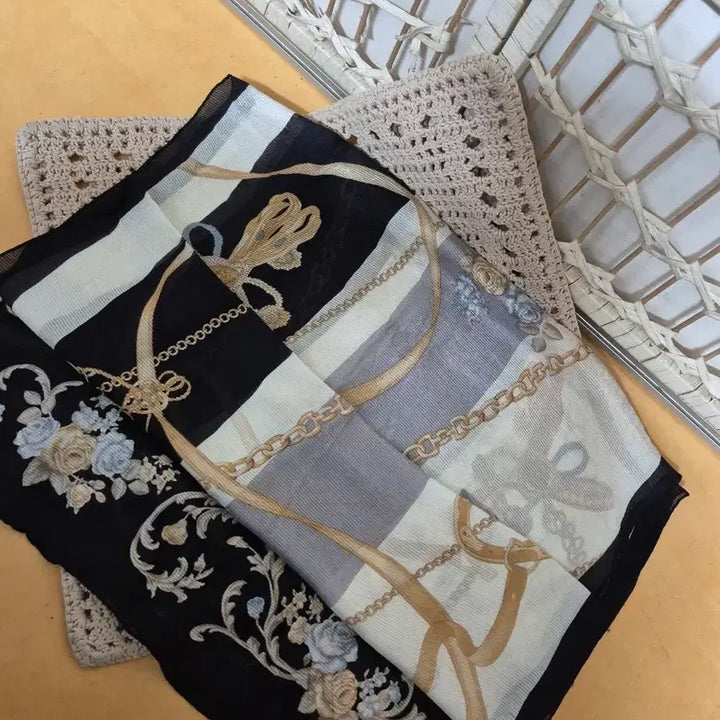 [BUNJANG] Silk Scarf / 시정품실크100%롱스카프