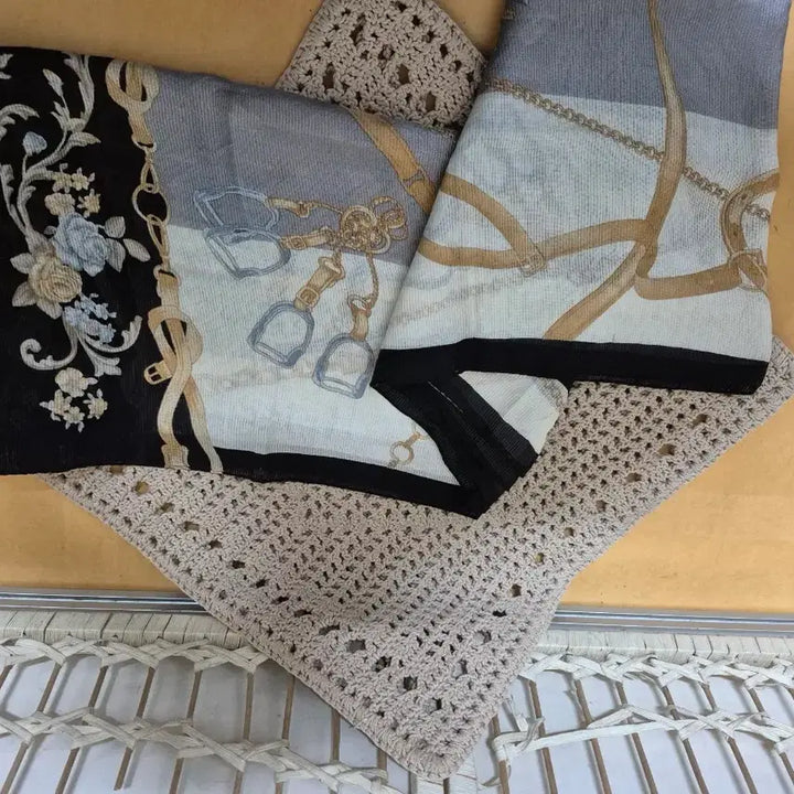 [BUNJANG] Silk Scarf / 시정품실크100%롱스카프