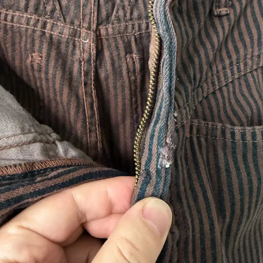 [BUNJANG] Marithe Francois Girbaud Stripe Pants (USA) / (여성28)마리떼 프랑소와 저버 스트라이프 팬츠 USA