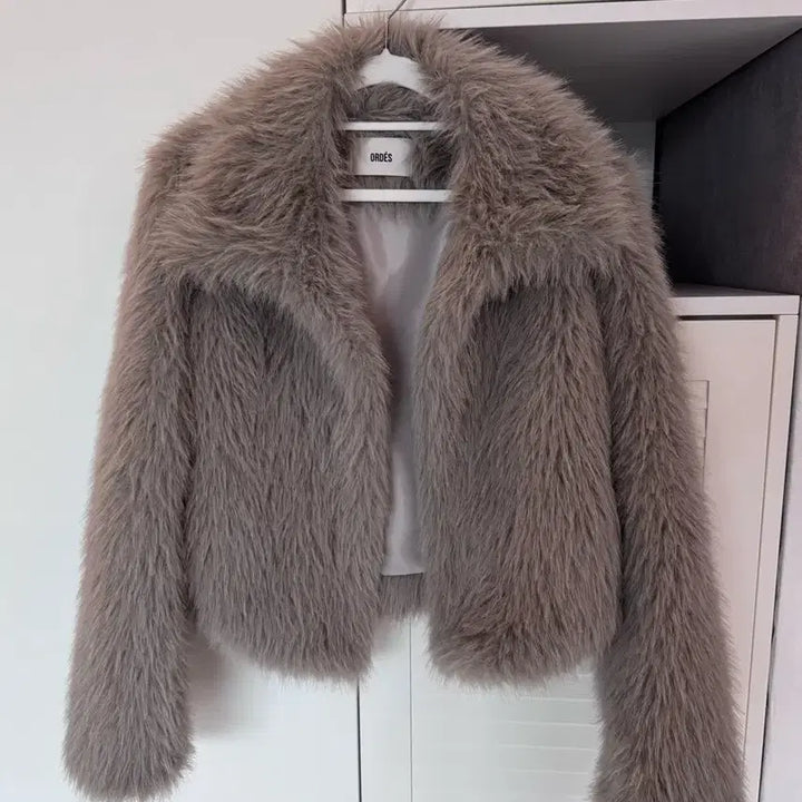 [BUNJANG] ODESSA Ash Gray Jacket / 오데스 퍼 자켓 애쉬그레이