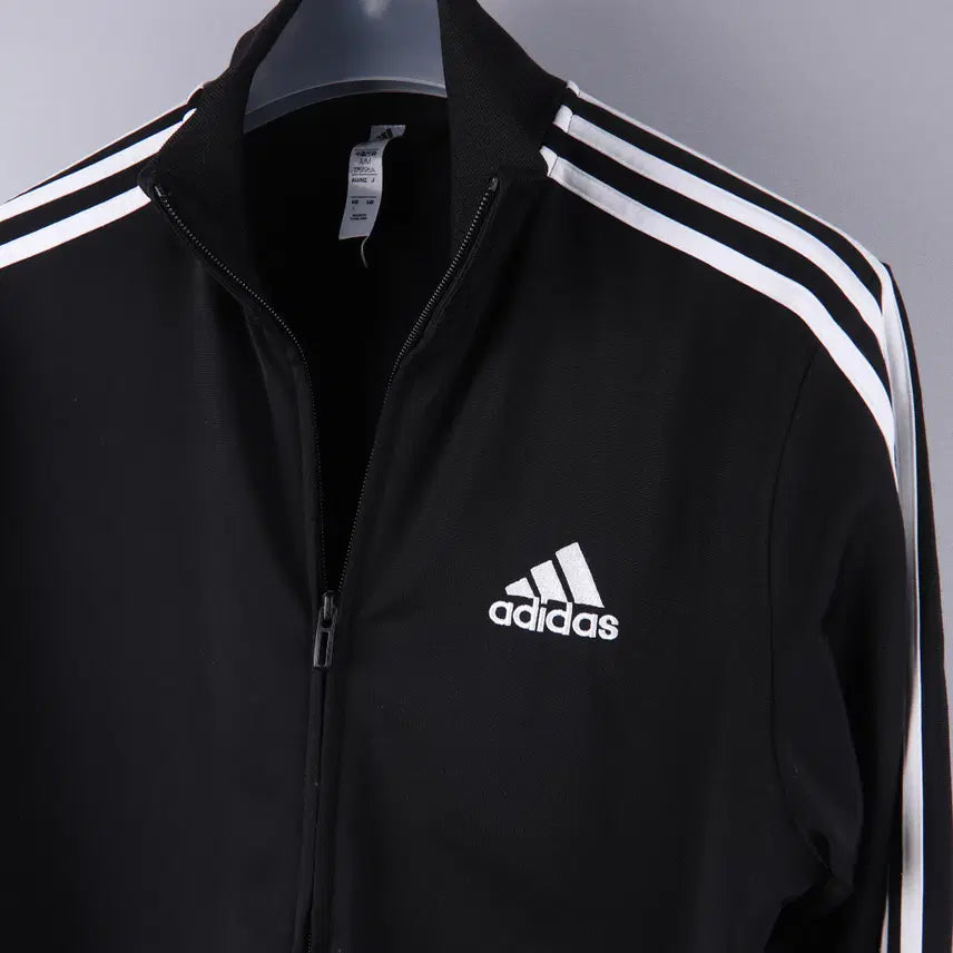 [BUNJANG] Adidas 3S Training Essential Track Jacket (Black, L) / 아디다스 3S 트레이닝 에센셜 트랙 자켓 저지 블랙 (L)