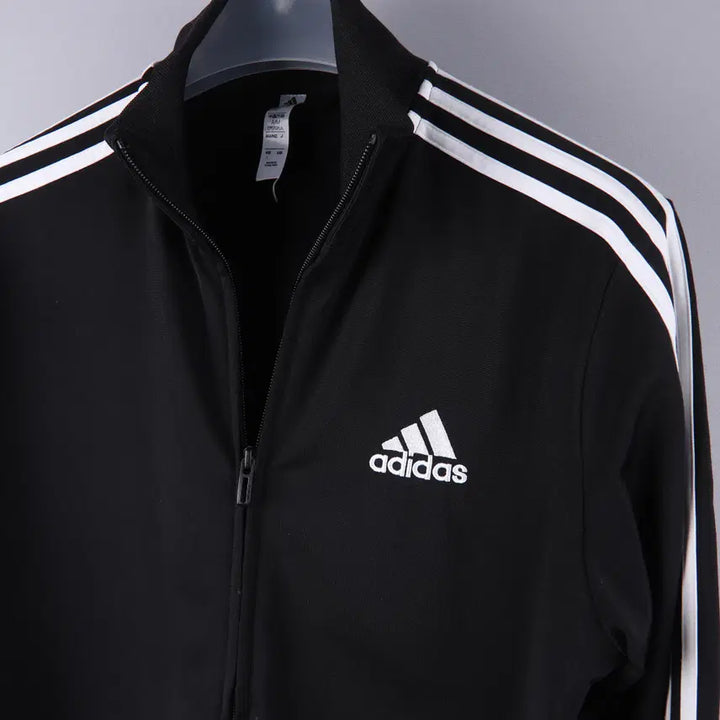 [BUNJANG] Adidas 3S Training Essential Track Jacket (Black, L) / 아디다스 3S 트레이닝 에센셜 트랙 자켓 저지 블랙 (L)