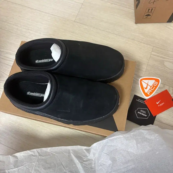 [BUNJANG] Nike ACG Rufus Black Slippers 245 / 나이키 ACG 루퍼스 블랙 245