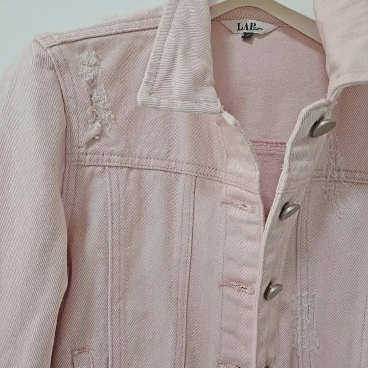 [BUNJANG] LAP Pink Denim Jacket / LAP 핑크 데님 자켓
