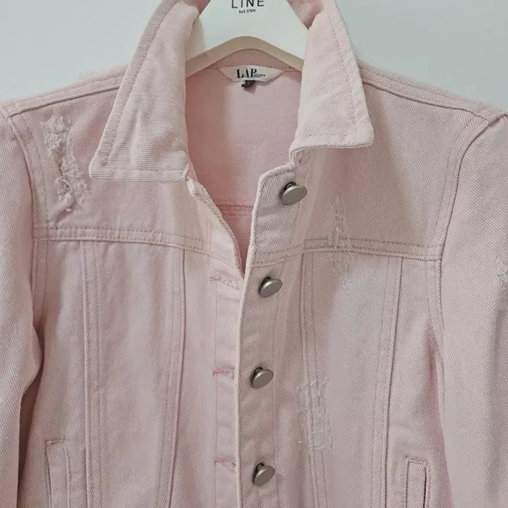 [BUNJANG] LAP Pink Denim Jacket / LAP 핑크 데님 자켓