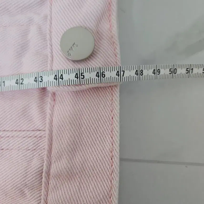 [BUNJANG] LAP Pink Denim Jacket / LAP 핑크 데님 자켓