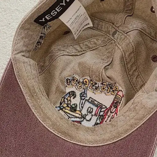 [BUNJANG] YESEYESEE Book Store Cap / (YESEYESEE) 북스토어 캡 베이지/퍼플