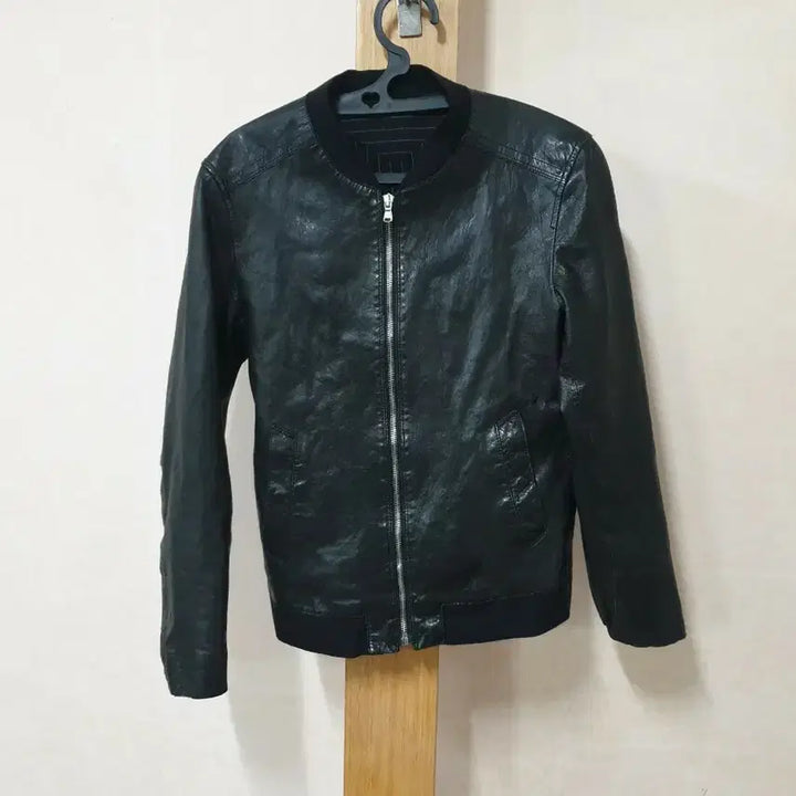 [BUNJANG] T.I FOR MEN Leather Blouson Jacket / T.I FOR MEN 양가죽 가죽 블루종 90~95슬림