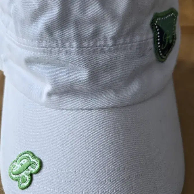 [BUNJANG] Fila Golf White Cap / 휠라 골프 화이트 캡 모자