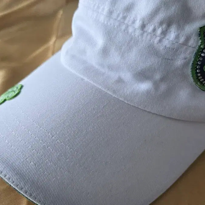 [BUNJANG] Fila Golf White Cap / 휠라 골프 화이트 캡 모자