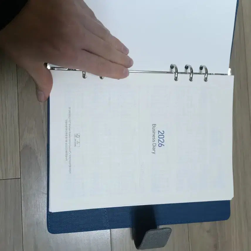 [BUNJANG] 2026 6-Ring Fabric Diary / 2026 6공 다이어리
