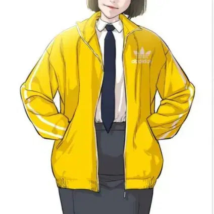 [BUNJANG] [매장정품] 아디다스 파이어버드 옐로우 져지 M 싸움독학 져지 / [매장정품] 아디다스 파이어버드 옐로우 져지 M 싸움독학 져지