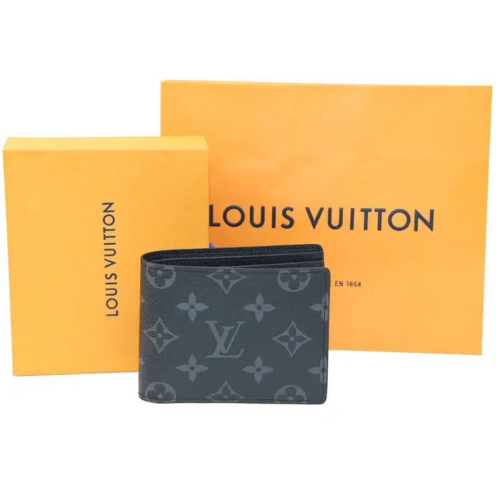 [BUNJANG] Louis Vuitton Multiple Wallet Eclipse Bifold Wallet / 진짜깨끗 루이비통 멀티플월릿 이클립스 반지갑 S급 M61695