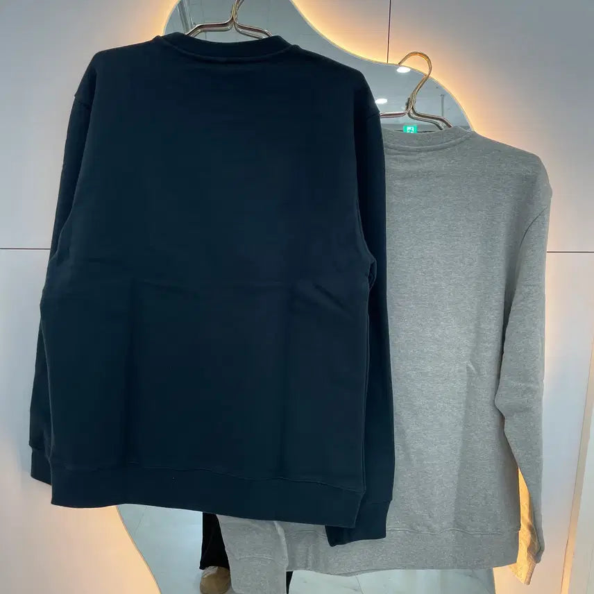 [BUNJANG] A.P.C. Men's & Women's Sweatshirt Gray/Navy / [새상품] 아페쎄 맨투맨 남여공용