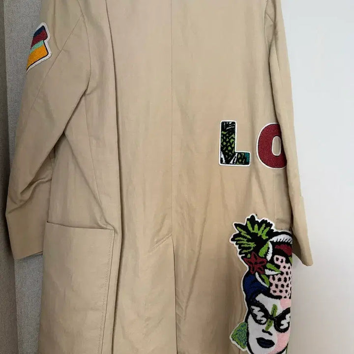 [BUNJANG] Bimba Y Lola Patchwork Trench Jacket / 빔바이롤라 패치 워크 트랜치 자켓