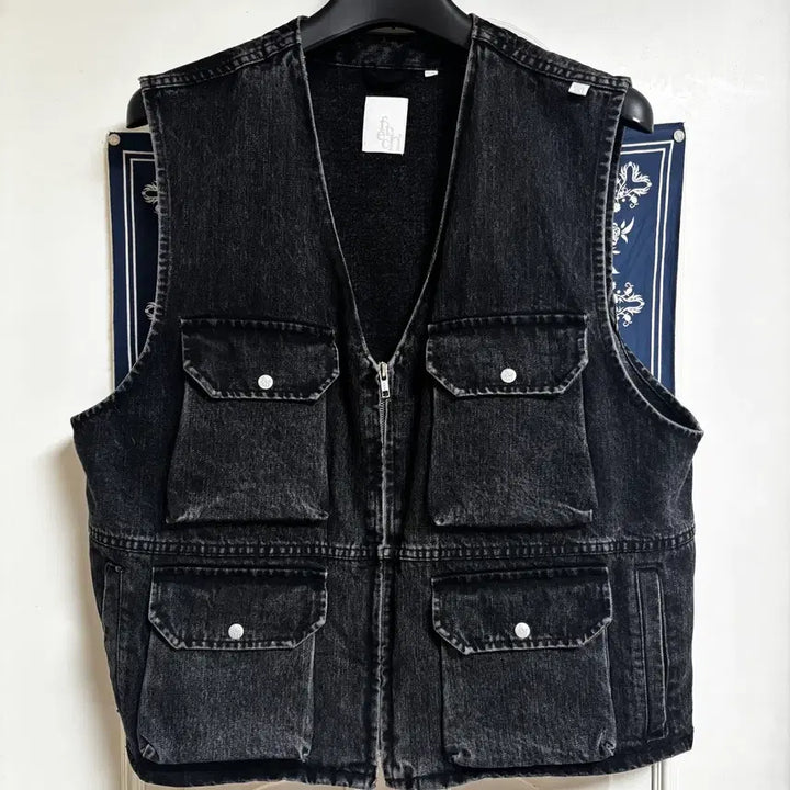 [SOLD OUT] 페치 유틸리티 데님 베스트 XL사이즈