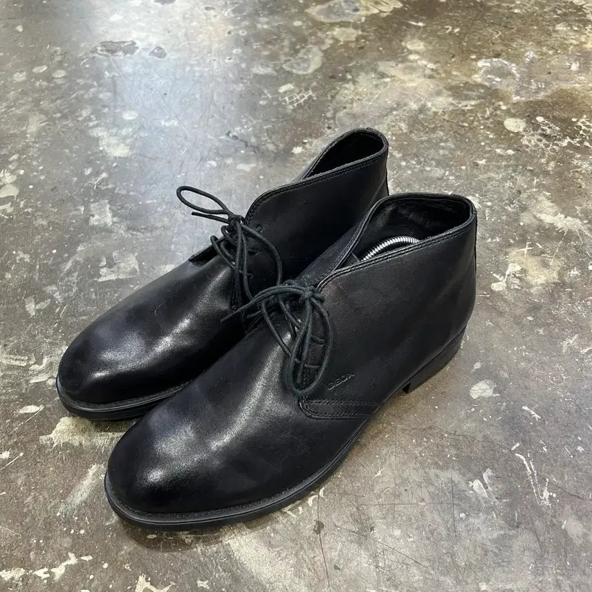 [BUNJANG] GEOX Chaka Boots - Black - Men's Shoes / 42) 새제품 GEOX 제옥스 차카부츠 구두 신발