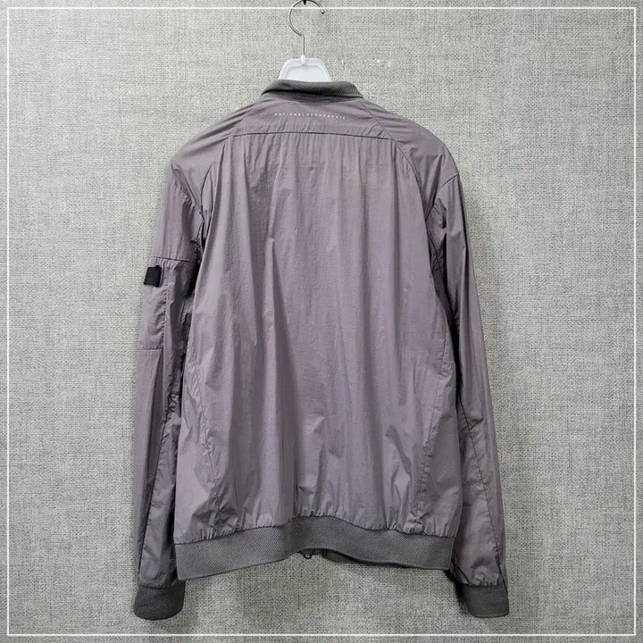 [BUNJANG] National Geographic Gray Woven Jacket - Men's M / 34. 내셔널지오그래픽 그레이 우븐자켓 남성M