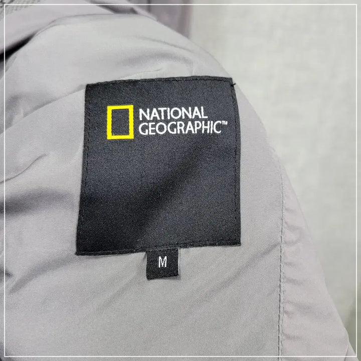 [BUNJANG] National Geographic Gray Woven Jacket - Men's M / 34. 내셔널지오그래픽 그레이 우븐자켓 남성M