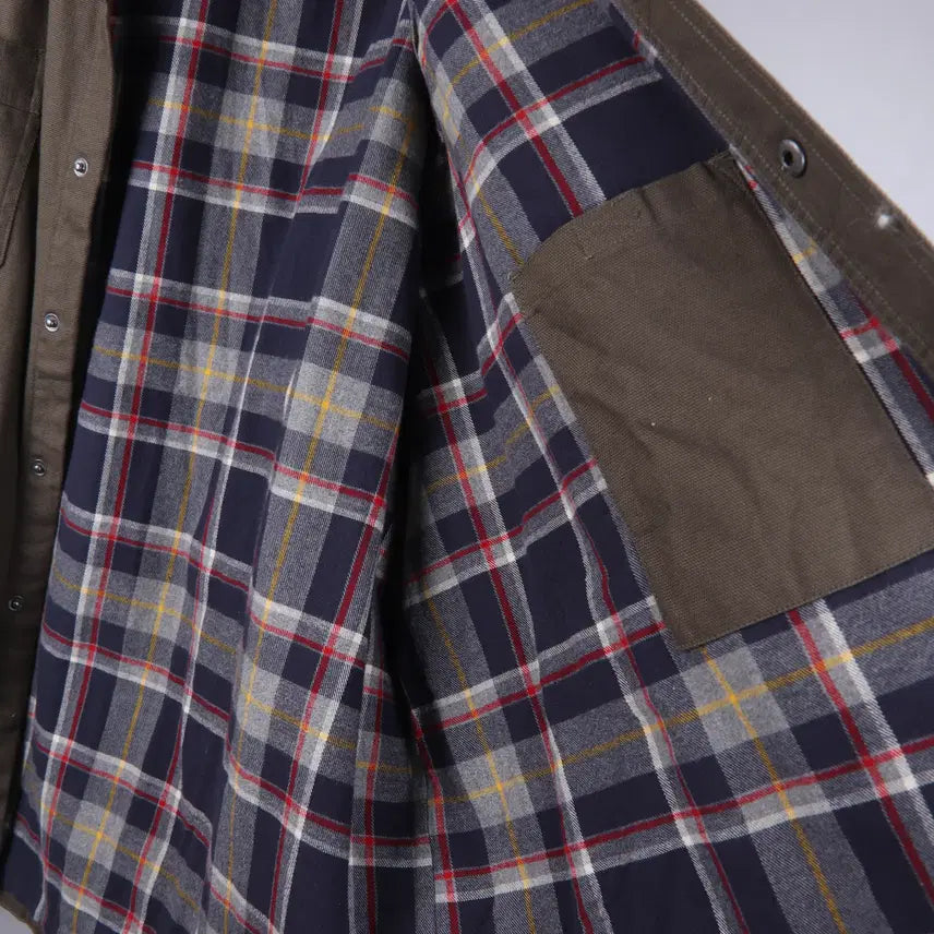 [BUNJANG] DULUTH Work Shirt Jacket Khaki (3XL) / DULUTH 덜루스 워크 셔츠 자켓 카키 (3XL)