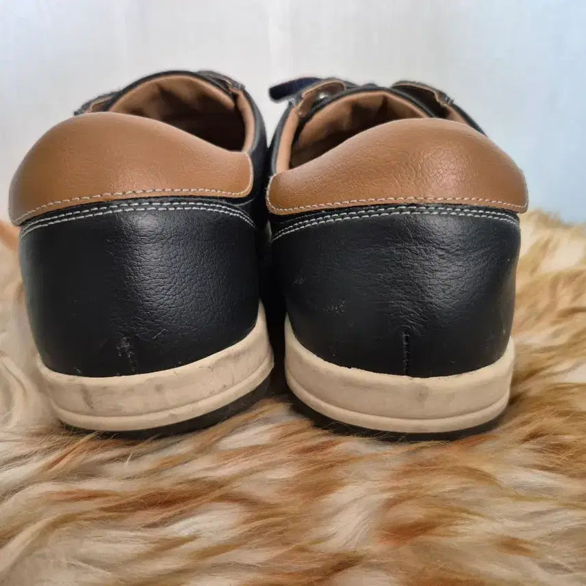 [BUNJANG] VACCI Men's Casual Shoes Navy/Brown / VACCI  남성 캐주얼화 네이비/브라운