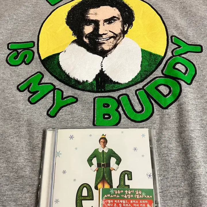[BUNJANG] Elf Buddy Movie Sweatshirt XL / 빈티지 00s 영화 엘프 Elf 버디 50/50 무비 스웻셔츠 XL CD