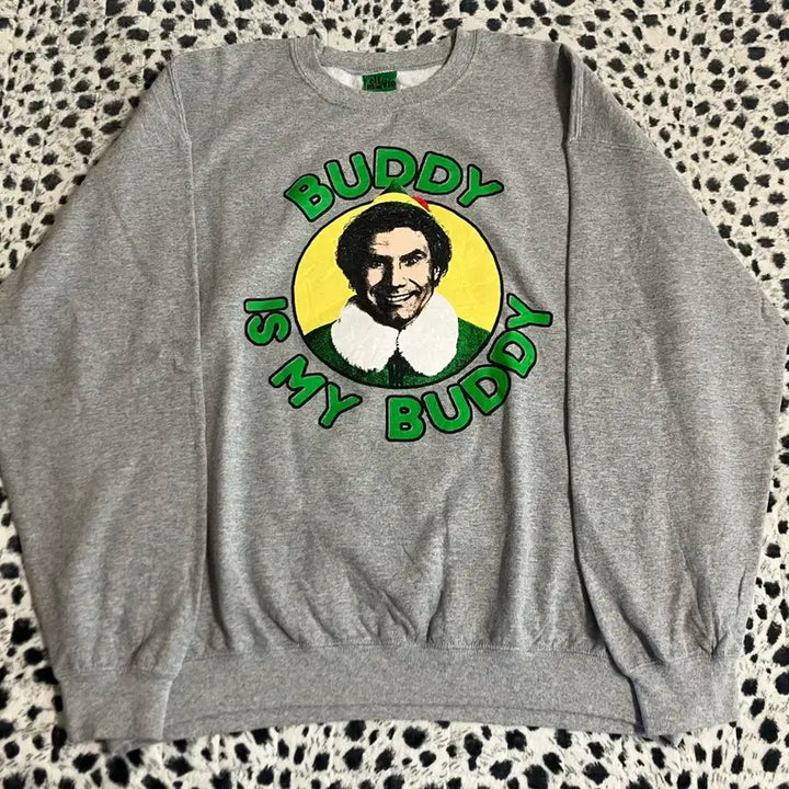 [BUNJANG] Elf Buddy Movie Sweatshirt XL / 빈티지 00s 영화 엘프 Elf 버디 50/50 무비 스웻셔츠 XL CD