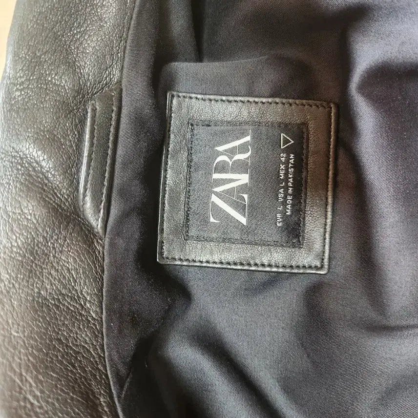 [BUNJANG] ZARA Leather Jacket / 자라 가죽자켓