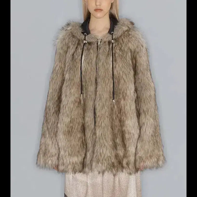 [BUNJANG] OPEN YY Reversible Faux Fur Jacket / OPENYY 오픈와이와이 리버서블 퍼자켓