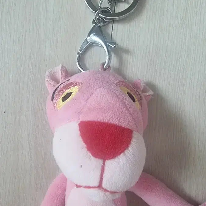 [BUNJANG] Pink Panther Keychain / 핑크팬더 인형 키링 정품