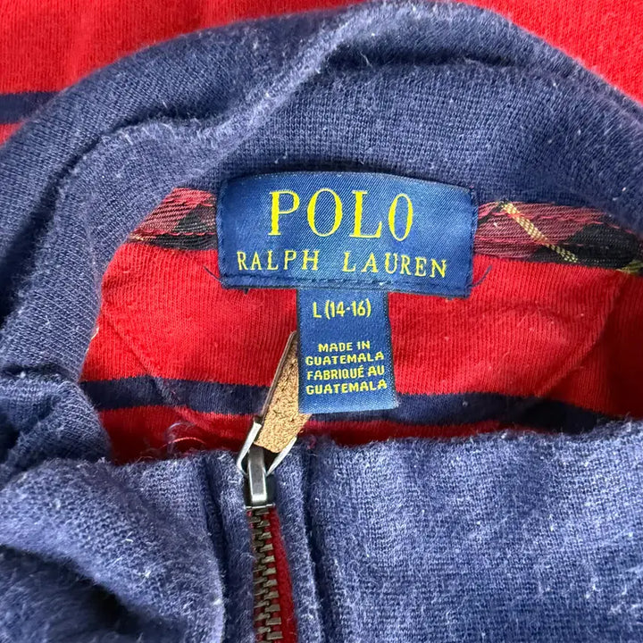 [BUNJANG] L Polo Sprite Half-Zip / L 14-16 폴로 스프라이트 반집업 0219T1