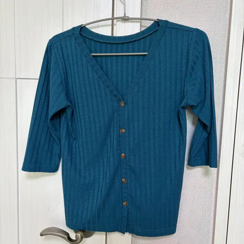 [BUNJANG] Vintage Teal Cardigan / 빈티지 청록색 가디건