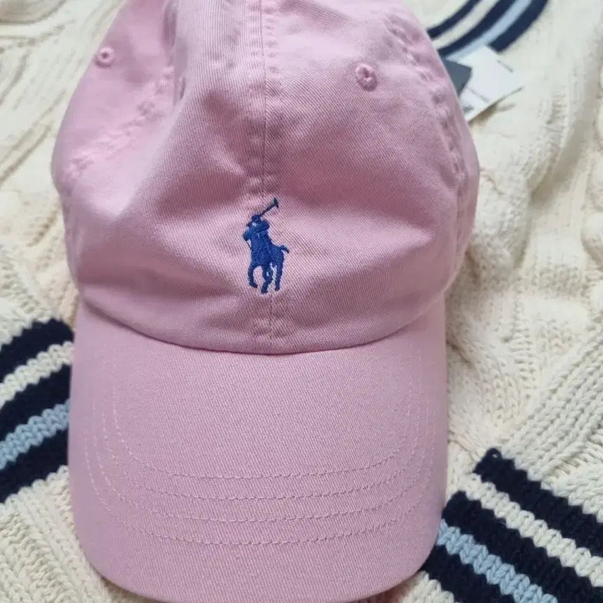 [BUNJANG] Polo Ralph Lauren Pink Ball Cap / 폴로 랄프로렌 핑크 볼캡 모자
