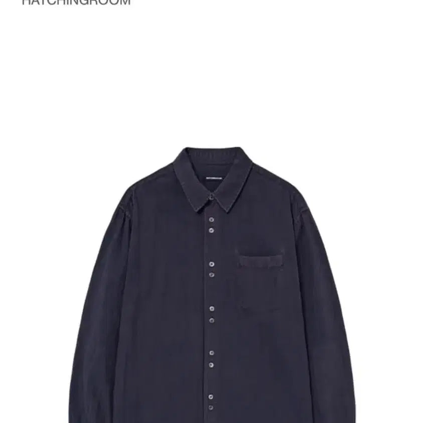 [BUNJANG] Hatching Room Lana Navy Shirt / 5)해칭룸 라나 네이비 셔츠