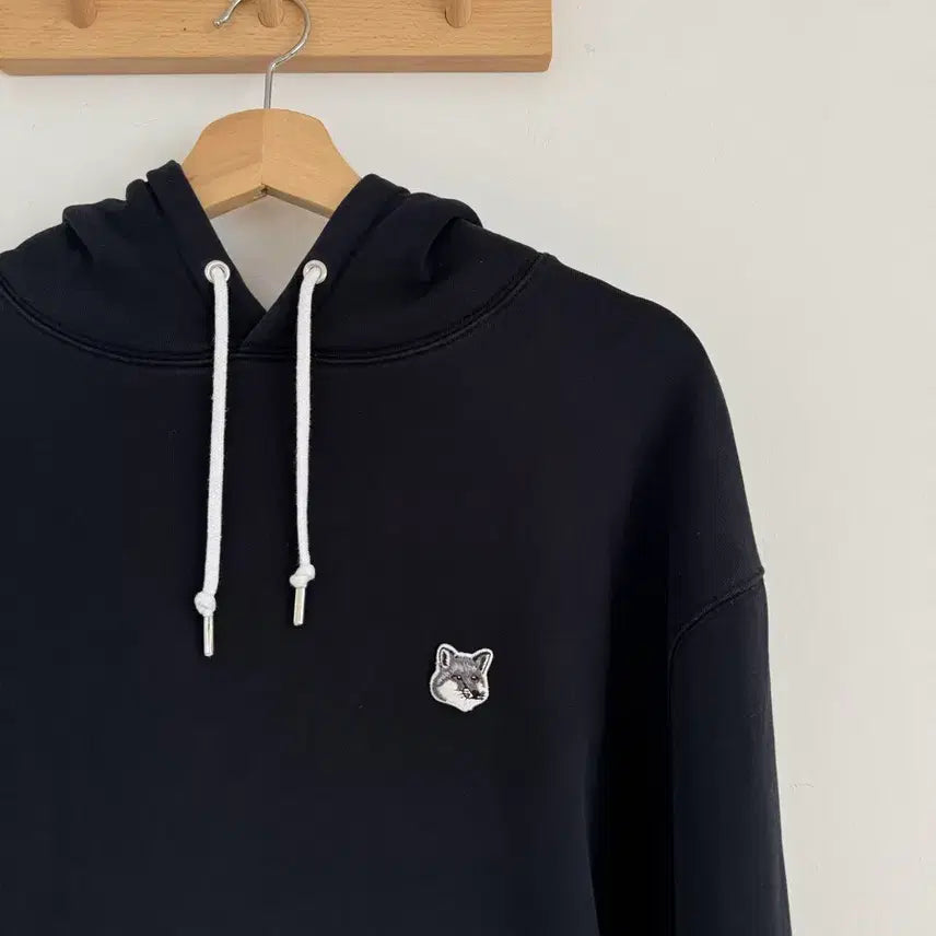 [BUNJANG] Maison Kitsune Fox Head Black Hoodie / 메종키츠네 폭스 헤드 블랙 후드티
