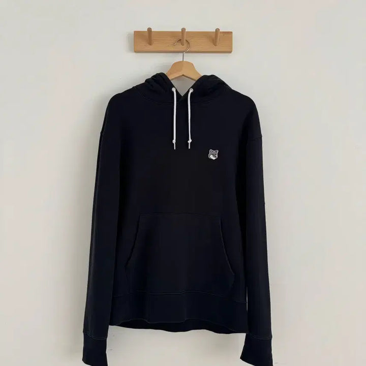 [BUNJANG] Maison Kitsune Fox Head Black Hoodie / 메종키츠네 폭스 헤드 블랙 후드티