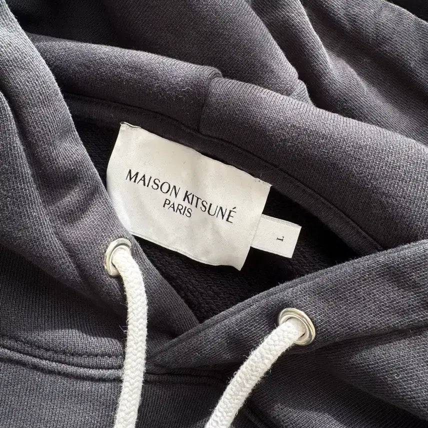 [BUNJANG] Maison Kitsune Fox Head Black Hoodie / 메종키츠네 폭스 헤드 블랙 후드티