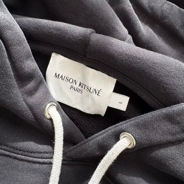[BUNJANG] Maison Kitsune Fox Head Black Hoodie / 메종키츠네 폭스 헤드 블랙 후드티