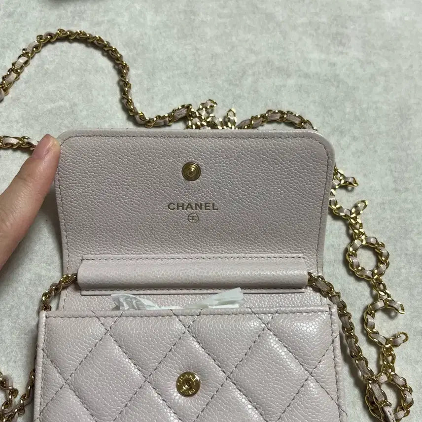 [BUNJANG] Chanel Coco Chain Card Wallet / 샤넬 클래식 캐비어 코코 체인 카드지갑 정품