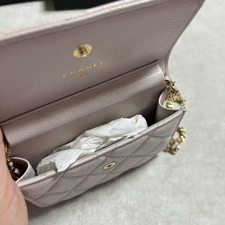 [BUNJANG] Chanel Coco Chain Card Wallet / 샤넬 클래식 캐비어 코코 체인 카드지갑 정품