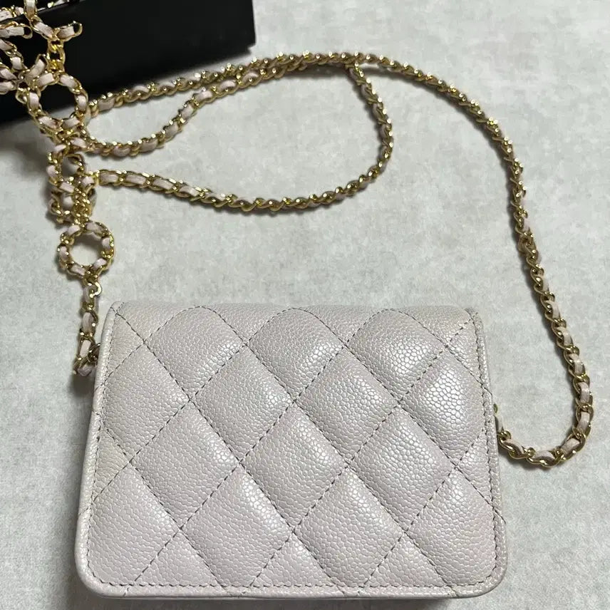 [BUNJANG] Chanel Coco Chain Card Wallet / 샤넬 클래식 캐비어 코코 체인 카드지갑 정품