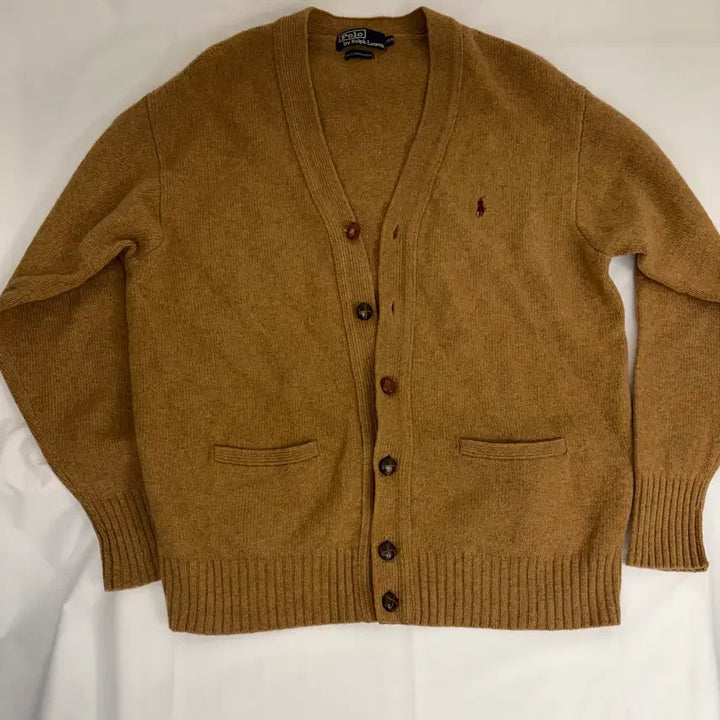 [BUNJANG] Polo Ralph Lauren Brown Cardigan / [105] 폴로 랄프로렌 브라운 가디건