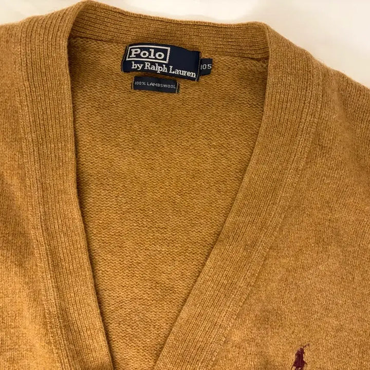 [BUNJANG] Polo Ralph Lauren Brown Cardigan / [105] 폴로 랄프로렌 브라운 가디건