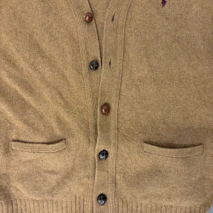 [BUNJANG] Polo Ralph Lauren Brown Cardigan / [105] 폴로 랄프로렌 브라운 가디건